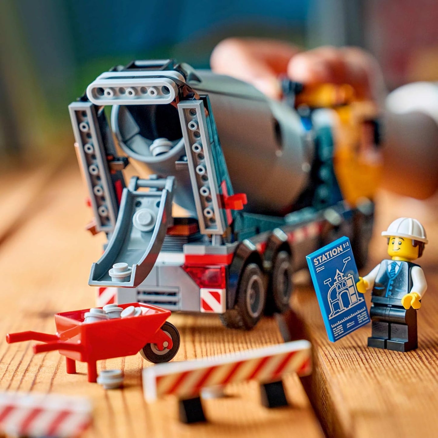 LEGO City Cement Mixer - Big Construction Toy Truck 60478