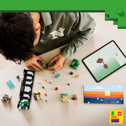LEGO Minecraft Mini Biomes - Minecraft Art Building Set - Gaming Decoration for Ages 12+ - 21589