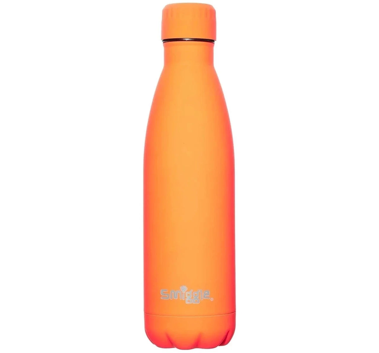 SMIGGLE Colour Bop Neon Collection Bottle Steel Orange