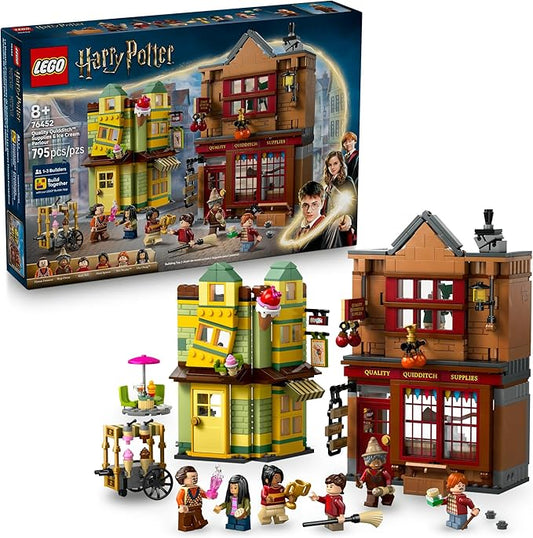 LEGO Harry Potter Quality Quidditch Supplies & Ice Cream Parlour 76452