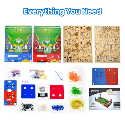 Smartivity DIY Mini Football, Soccer Table Stem Educational Fun Miniature Game Toys For Age 8 To 14, Toy For Boys & Girls 8-10-12-14, Science Toy(PACK OF 6)