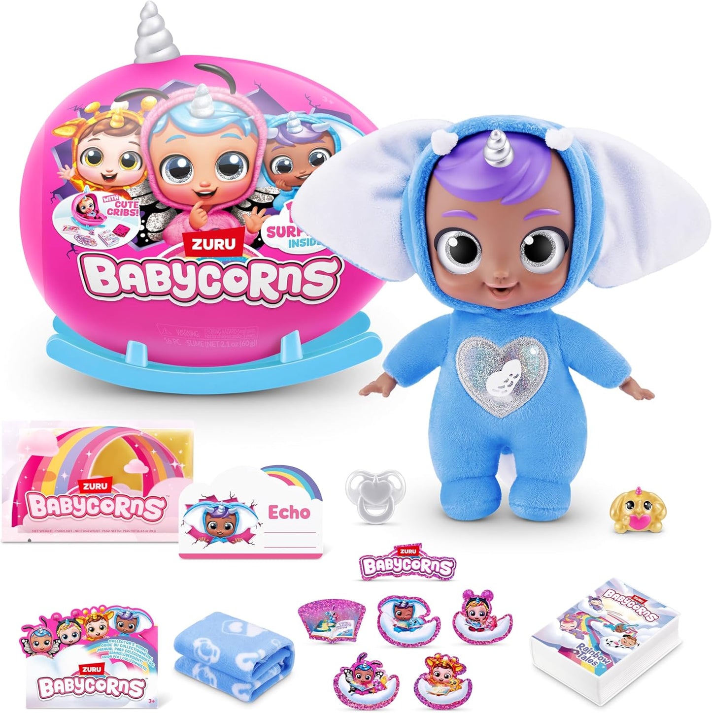 Zuru - Rainbocorns Babycorn Surprise - Cyan - ZUR