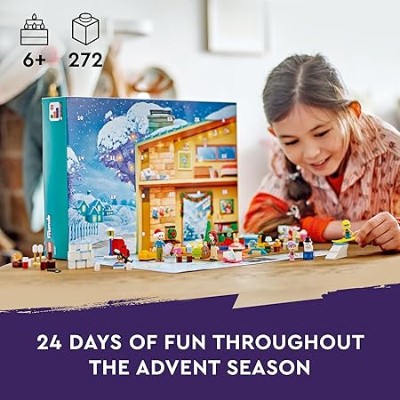 LEGO Friends Advent Calendar 2024, Christmas Toy 42637 (272 Pieces)