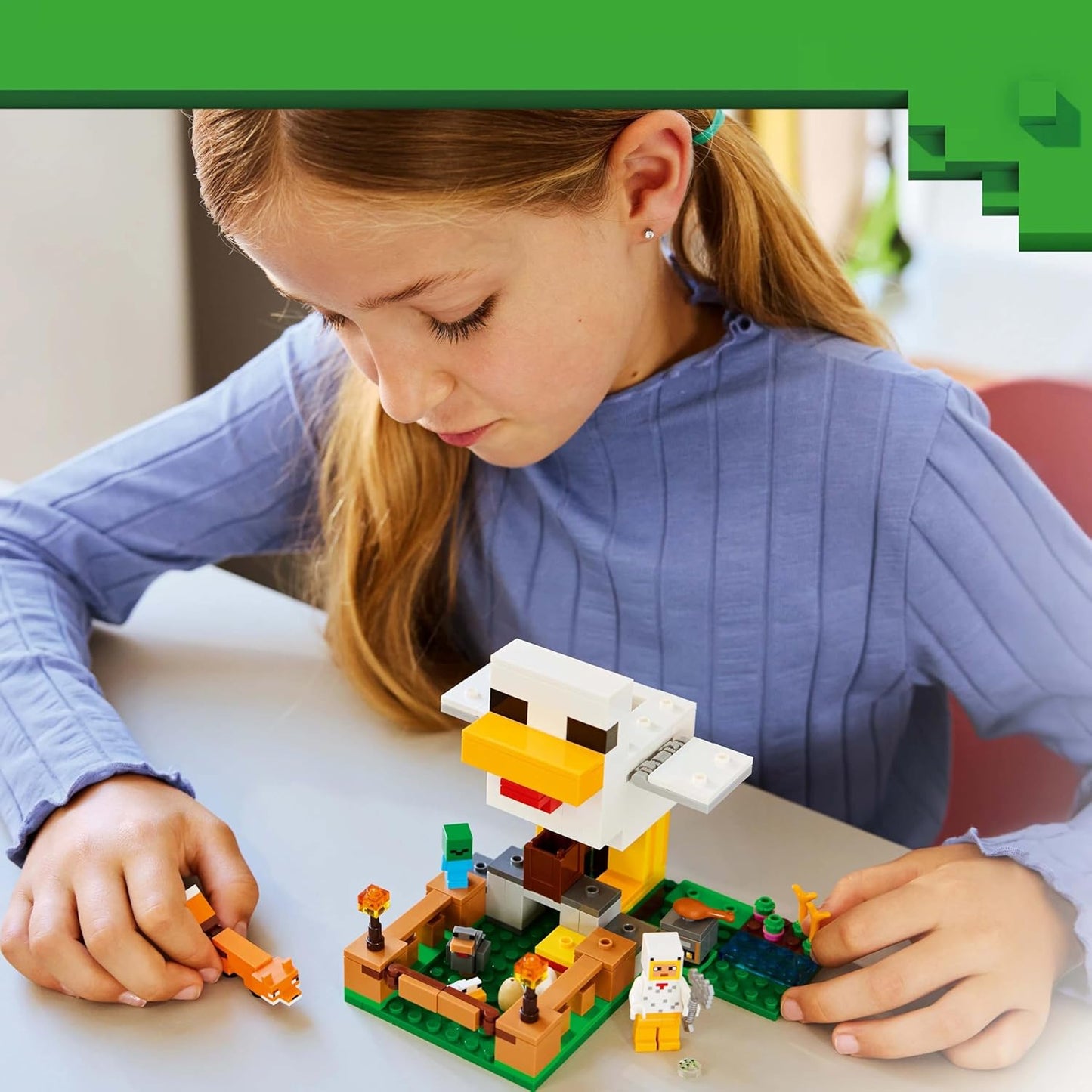LEGO Minecraft Chicken Farm - Gaming Building Toy  21585