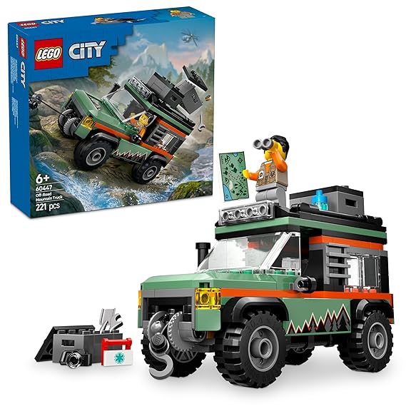 LEGO City Off-Road 4x4 Mountain Truck Adventure Toy 60447