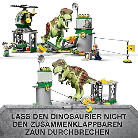 LEGO Jurassic World T. rex Dinosaur Breakout 76944 Building Kit (140 Pieces) Visit the LEGO Store