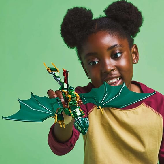 LEGO NINJAGO Lloyd’s Green Forest Dragon Toy 71829