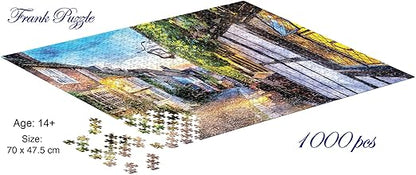 Frank Cobbled Street Jigsaw Puzzle (1000 Pieces) for Adults