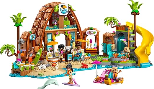 LEGO Friends Family Vacation Beach Resort Building Set 42673