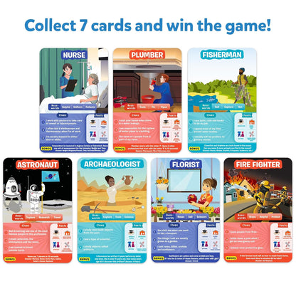 Skillmatics Card Game - Guess in 10 Inspiring Professions, Gifts for 6 Year Olds and Up, Quick Game of Smart Questions, Fun Family Game(PACK OF 5)
