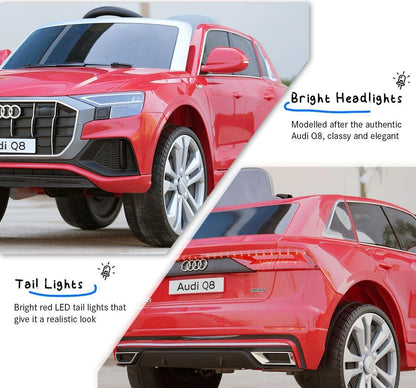 E motored AUDI Q8 Kids Ride On car
