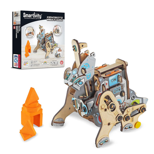 Smartivity Xenobotz Wreck It Saurus for 8+ Years Boys and Girls(PACK OF 6)
