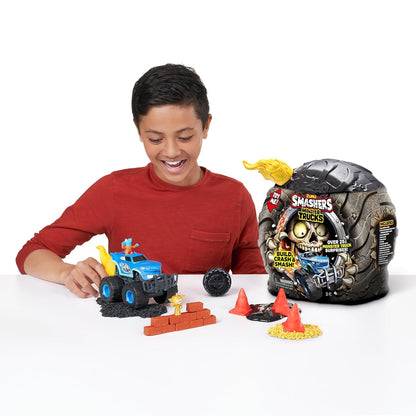 Smashers Monster Truck Surprise by ZURU, Dino Drifter, Boys, with 25 Surprises, Collectible Monster Truck Surprise (Dino Drifter)