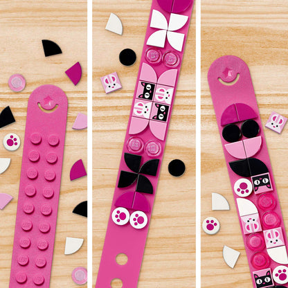 LEGO DOTS 41901 Funky Animals Bracelet DIY Jewellery Craft Set, 33 Pieces, Ages 6+