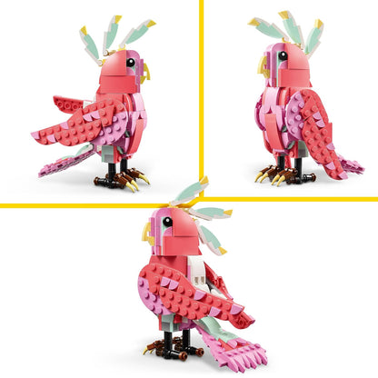 LEGO Creator 31170 Wild Animals Pink Flamingo 3-in-1 Building Set, 288 Pieces, 8+
