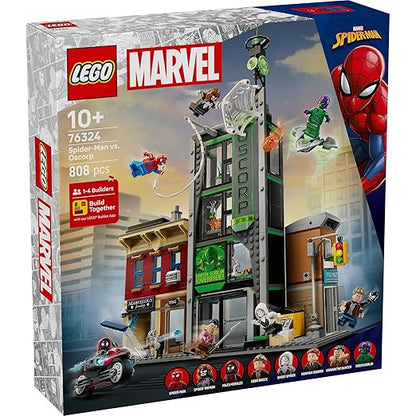 LEGO Marvel Spider-Man vs. Oscorp, Kids’ Super Hero Building Kit 76324