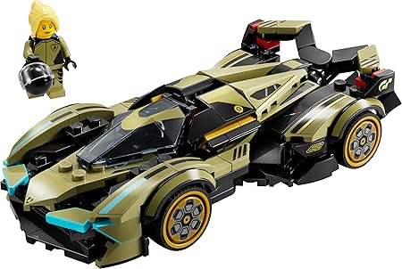 LEGO Speed Champions Lamborghini Lambo V12 Vision GT Super Car 76923 Building Blocks Toys for 10+ Gift for Boys and Girls