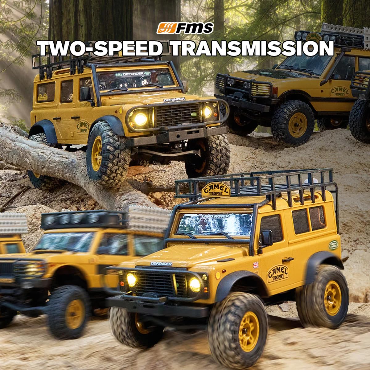 FMS FCX24M 1:24 Land Rover Discovery Camel Trophy Edition RTR RC Crawler