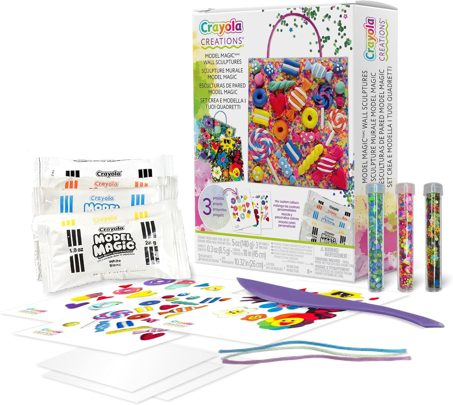 Crayola Creations Model Magic Wall Sculptures