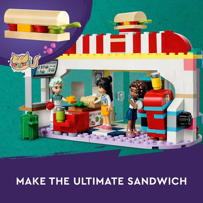 LEGO Friends Heartlake Downtown Diner 41728 Building Toy Set (346 Pieces), Multi Color