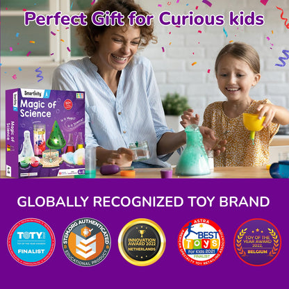 Smartivity Magic Science Kit for Kids Ages 4-6-8 Years | Birthday Gifts for Boys & Girls | 50+ Amazing Science Experiments I Educational Toy for Kids Age 4,5,6,7,8 Year Old(PACK OF 6)