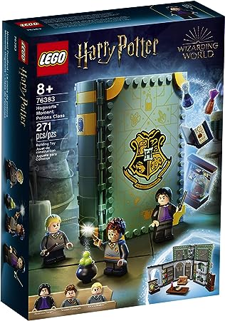 LEGO Harry Potter Hogwarts Moment: Potions Class 76383 Brick-Built Playset with Professor Snape?s Potions Class, New 2021 (270 Pieces) Multicolor