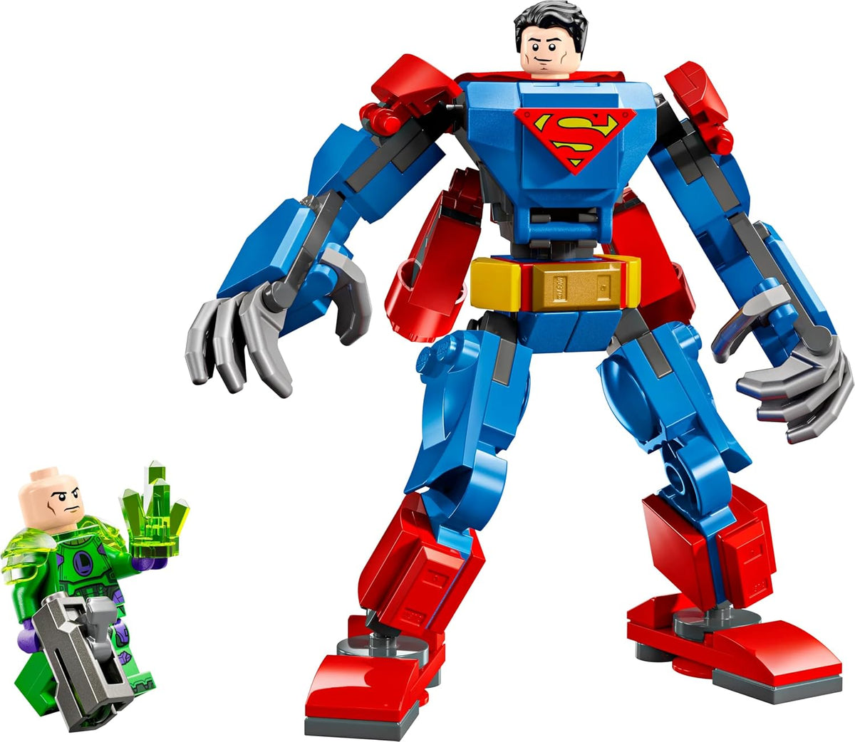 LEGO DC 76302 Superman Mech vs. Lex Luthor Super Hero Building Set, 120 Pieces, 6+