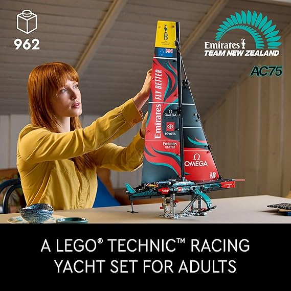 LEGO Technic Emirates Team New Zealand AC75 Yacht 42174 Building Blocks for 18+ Gift