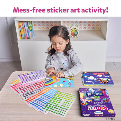 Skillmatics Dot It Sticker Art Activity - Disney Princess, Mess-Free Fun for Kids, 500+ Stickers, Craft Kits, DIY Activity, Travel Toys, Gifts for Boys & Girls Ages 3, 4, 5, 6, 7(PACK OF 5)