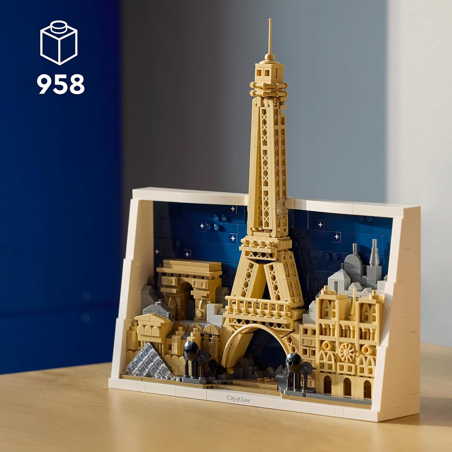 LEGO Architecture Paris 21064 – City of Love - Paris Landmarks Home Decor Building Set