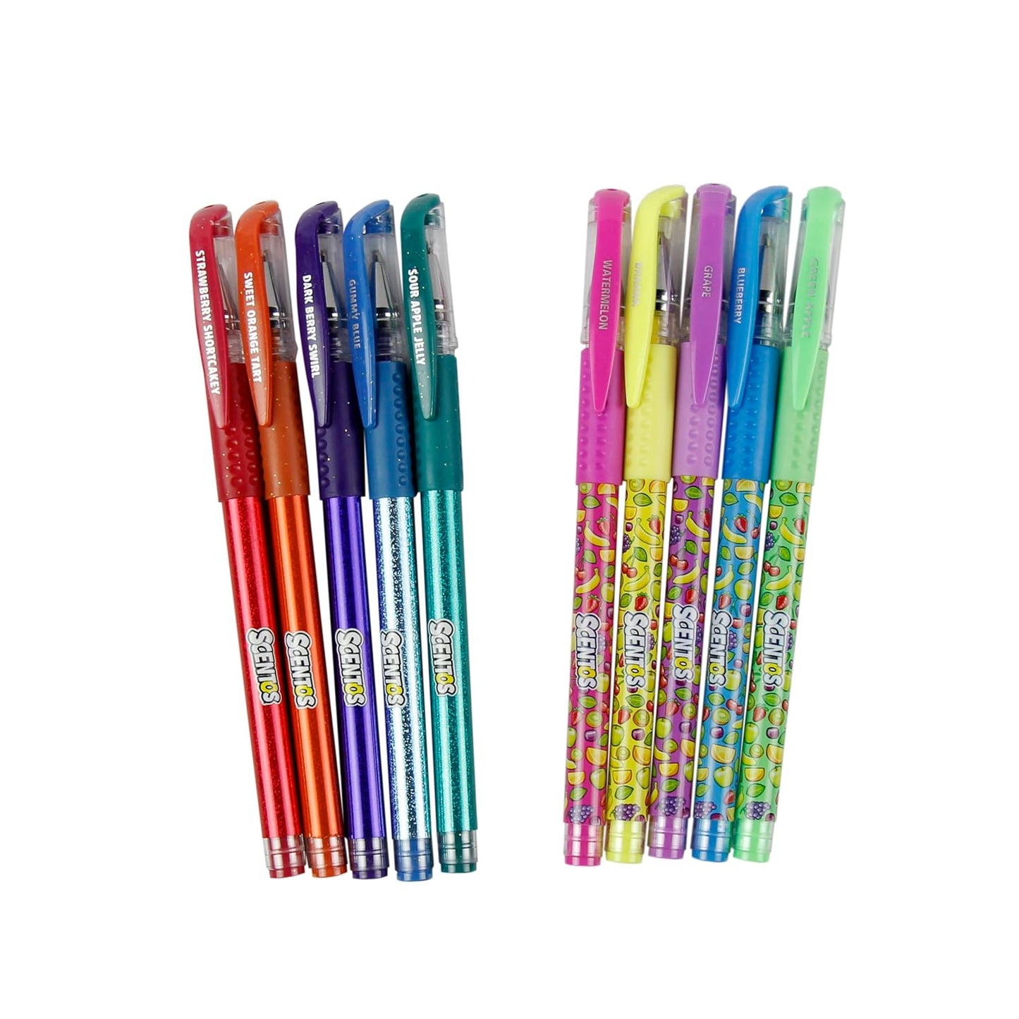 Scentos Scented Non-Toxic Neon Gel Pens (PACK OF 12)