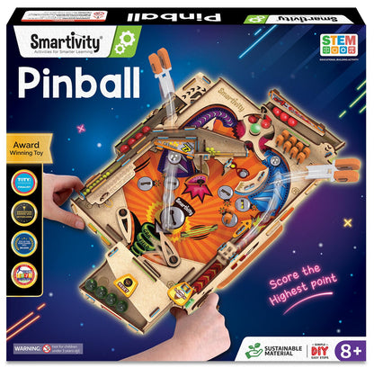 Smartivity Pinball Machine STEM DIY Fun Toy, Educational & Construction based Activity Game Kit for Kids 8 to 14, Best Gift for Boys & Girls(PACK OF 6)