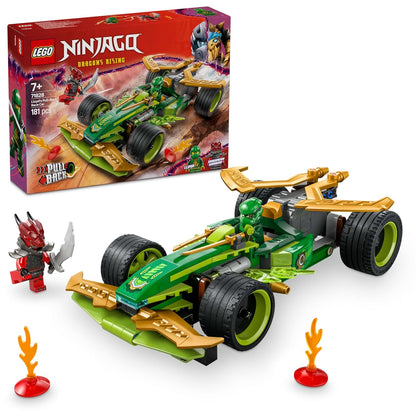 LEGO NINJAGO 71828 Lloyd’s Pull-Back Race Car Building Set, 181 Pieces, 7+
