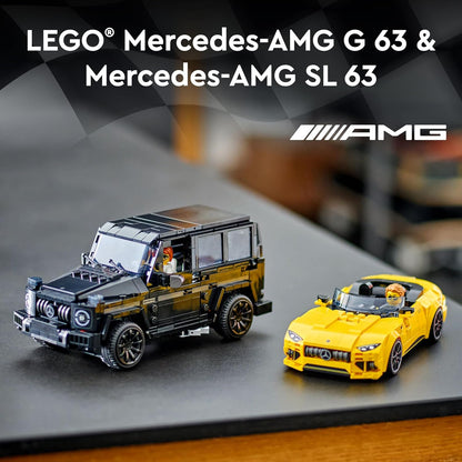 LEGO Speed Champions 76924 Mercedes-AMG G 63 & SL 63 Sports Cars Set
