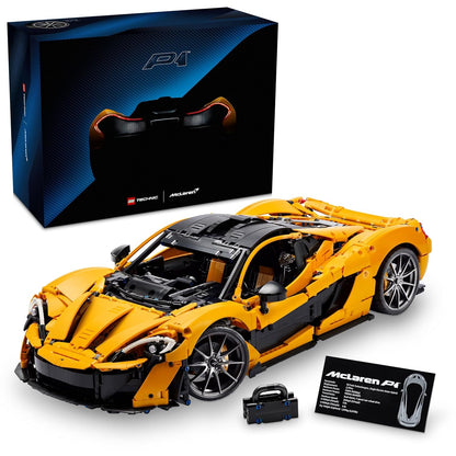 LEGO Technic McLaren P1 Hypercar Set for Adults 42172 Building Blocks for 18+ Gift
