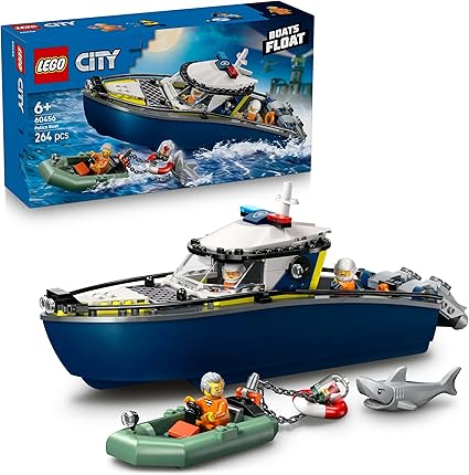 LEGO City Police Boat Chase Set  60456