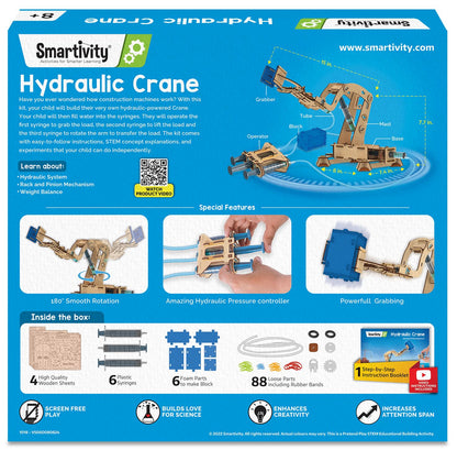 Smartivity Hydraulic Crane, STEM DIY Fun Toy, Educational & Construction Based Activity Game Kit for Kids 6 to 14, Best Birthday Gift for Boys &...(PACK OF 6)