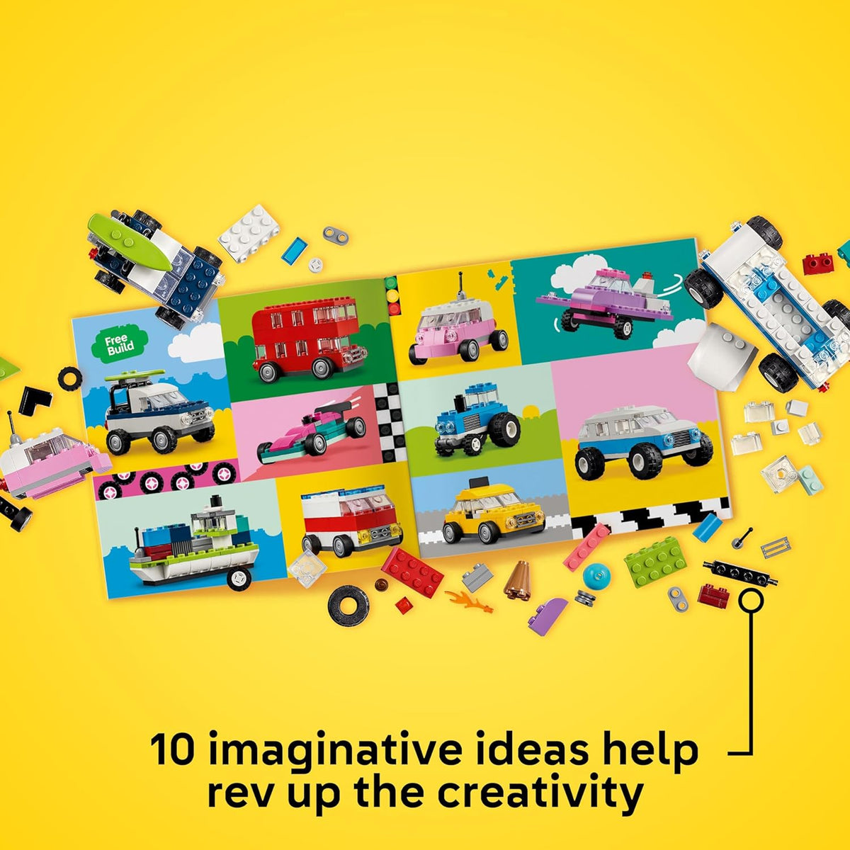 LEGO Classic 11036 Creative Vehicles Building Bricks Set
