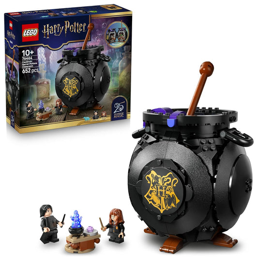LEGO Harry Potter Cauldron: Secret Potions Classroom - Toy Building Set for Kids Ages 10+ - 76464