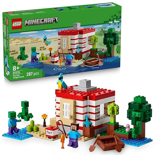 LEGO Minecraft The TNT Jungle House, Video Game 21275