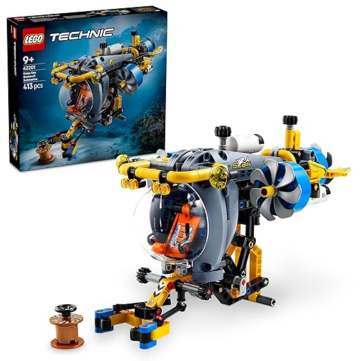 LEGO Technic Deep-Sea Research Submarine Toy Set 42201
