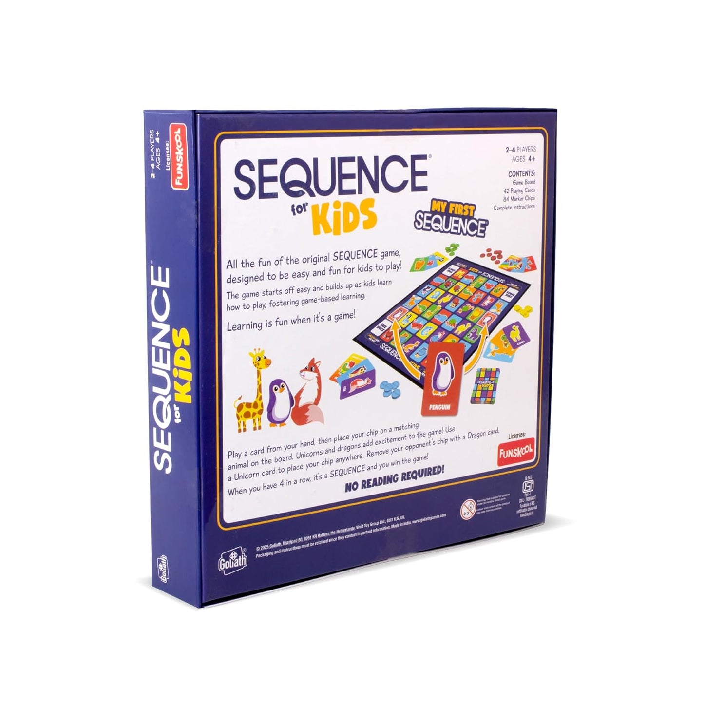 Funskool Sequence for Kids, Multicolor (PACK OF 6)