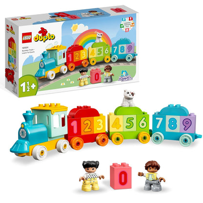 LEGO DUPLO 10954 Number Train Learn to Count Educational Building Set, 23 Pieces, 18+ Months