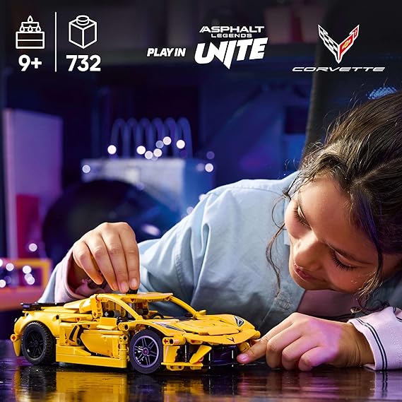 LEGO Technic Chevrolet Corvette Stingray Car Model Kit Vehicle Toy 42205