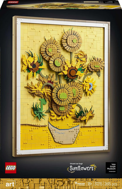 LEGO Art Vincent Van Gogh – Sunflowers Wall Artwork Building Set 31215