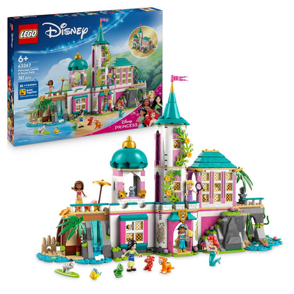 LEGO Disney 43267 Princess Castle & Horse Carriage Building Set