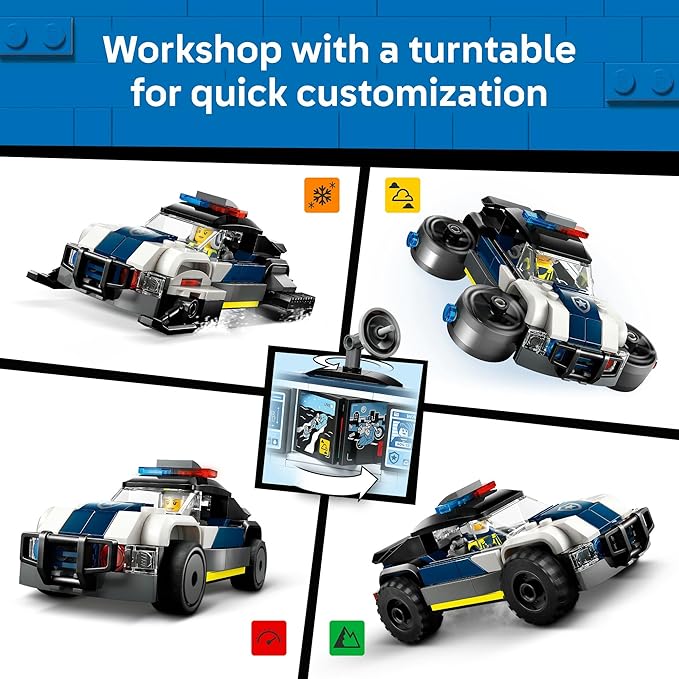 LEGO® City Custom Police Car Garage 60457