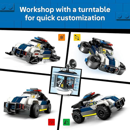 LEGO® City Custom Police Car Garage 60457