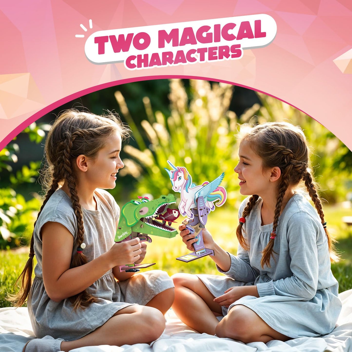 Smartivity 2in1 Animals I Magical Unicorn & Cute Crocodile I Toys for Kids 6-12 Years Old | Birthday Gifts for Boys & Girls| DIY Science Toy for Kids 6,7,8,9,10,11,12 I STEM Educational Game(PACK OF 6)