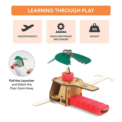 Smartivity Gear Propeller Flying Machine STEM Educational DIY Fun Toys, Construction Based Activity Game for Kids 6 to 14, Gifts for Boys & Girls(PACK OF 6)